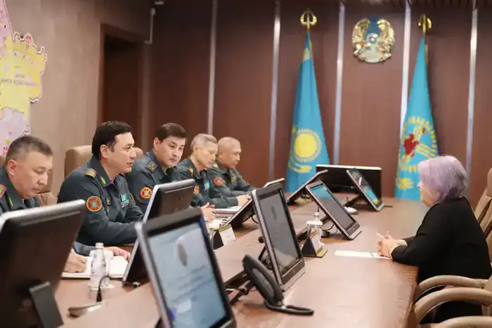 На страже комфорта: в Главном командовании Национальной гвардии МВД РК обсудили будущее службы солдат Павлодаре