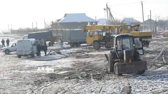 Ремонт моста в Келесском районе восстановление водоснабжения подвоз воды Павлодаре