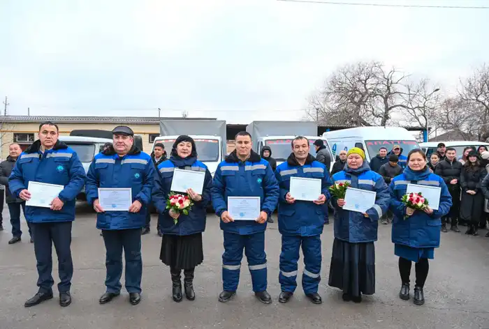 Глава региона встретился с сотрудниками «Қызылорда автобус паркі», «Қызылорда су жүйесі» (2)
