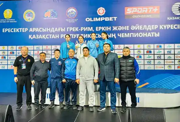 Чемпионат Казахстана по борьбе Туркестанская область медали Павлодаре