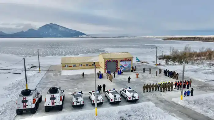 В Бурабайском районе открыта новая водно-спасательная станция Павлодаре
