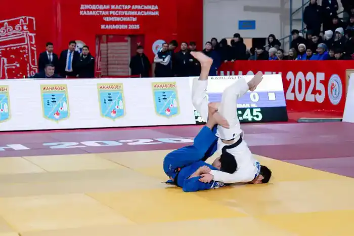 В Жанаозене впервые стартовал чемпионат Казахстана по дзюдо среди молодежи (7)