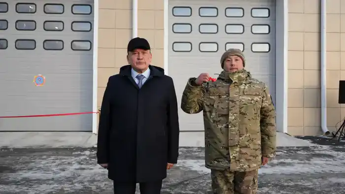 Глава МЧС открыл новую пожарную часть в Северо-Казахстанской области (4)