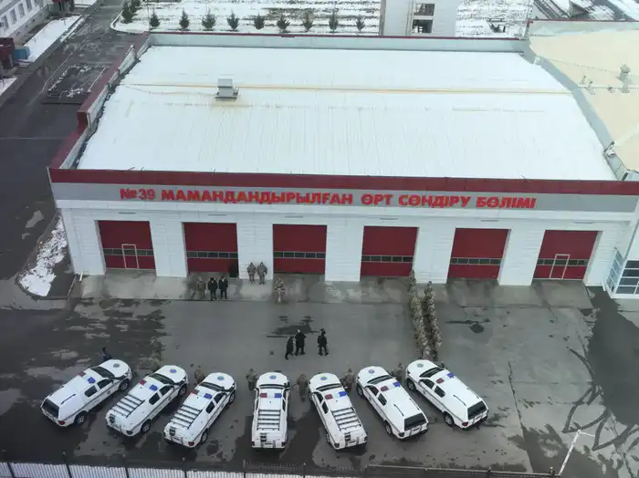 Спасателям Туркестанской области вручены ключи от новой техники (8)