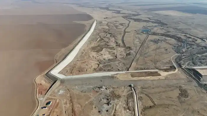 К завершающему этапу близится строительство двух новых водохранилищ в Туркестанской области (7)