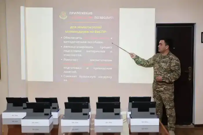 Национальная гвардия тестирует мобильное приложение "Тәрбиеші PRO" для обучения военнослужащих Павлодаре