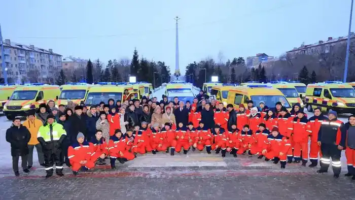 115 новых автомобилей скорой помощи поступили в Карагандинскую область Павлодаре