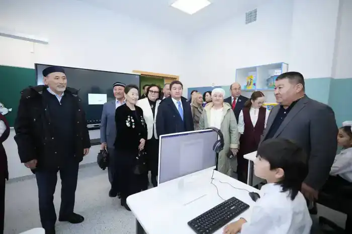 В Мангистауской области успешно завершён национальный проект «Келешек мектептері»: открыта 13-я школа (6)