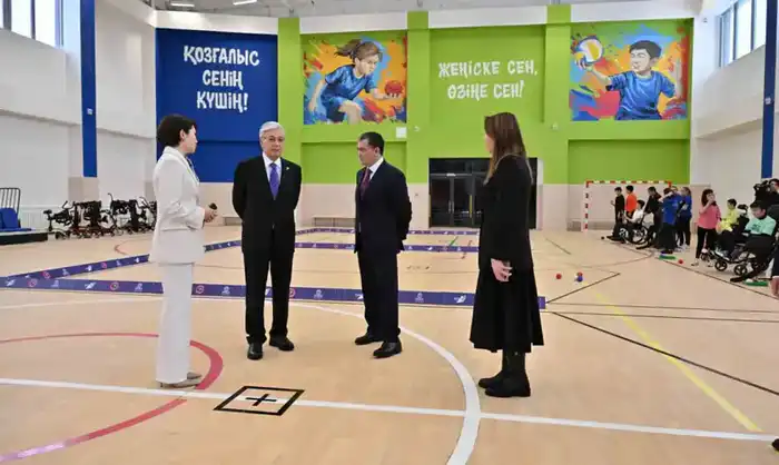 Президент посетил первый в стране Центр инклюзивного спорта для людей с ограниченными возможностями Павлодаре