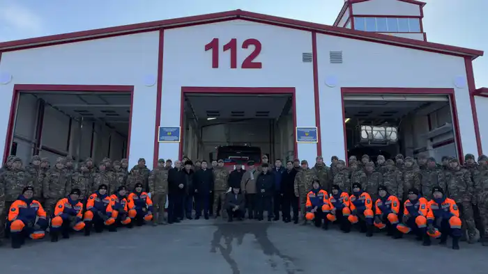 Новое пожарное депо открылось в Актау Павлодаре