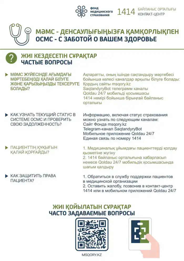 Изменения в ОСМС: бесплатные диагностические мероприятия для пациентов с социально значимыми заболеваниями Павлодаре