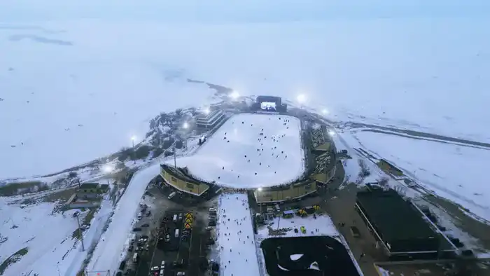 Алматинская область открывает крупнейший каток в Центральной Азии для зимнего туризма Павлодаре