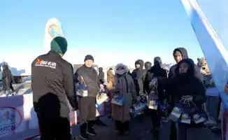 70-летняя бабушка на старте: мороз не помеха!