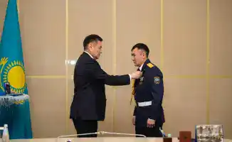 Пожарный МЧС награжден государственной наградой