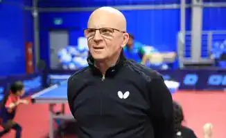 Аким области участвует в международном семинаре по настольному теннису с экспертом из Европы