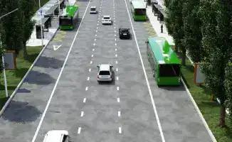 В Алматы внедряется новая схема движения с выделенными полосами для автобусов в связи с запуском линии BRT