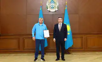 Награждение призеров и тренеров XXV Летних Сурдлимпийских игр Казахстаном