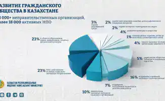 Развитие гражданского общества в Казахстане: роль более 23 тысяч НПО в социальных инициативах