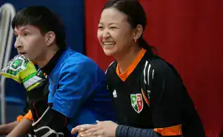 В Караганде прошёл инклюзивный футбольный матч, способствующий развитию адаптивного спорта