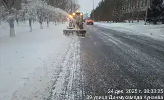 Астана: вывезено более миллиона кубометров снега