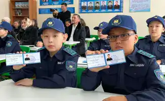 Класс юных стражей порядка в Каракарлинском районе