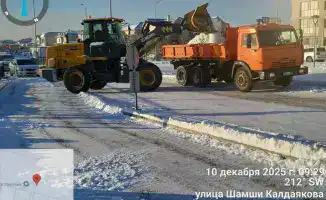 В Астане развернуты масштабные снегоуборочные работы с участием более 3 000 дорожных рабочих и 1 378 единиц техники