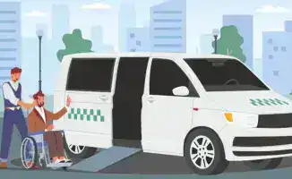 Инватакси в Астане и Алматы: 444 тыс. поездок