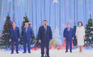 Президентский новогодний праздник в Кызылорде: внимание к детям и образованию