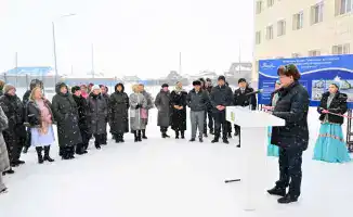 В Мақаншы открыта новая врачебная амбулатория после 27 лет строительства