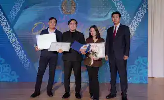 Награждение победителей конкурса патриотизма в Астане