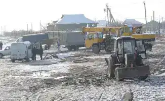 Ремонт моста в Келесском районе восстановление водоснабжения подвоз воды