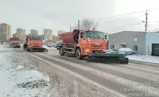 Снежные вызовы: более 3 000 дорожных рабочих обеспечивают уборку снега в Астане