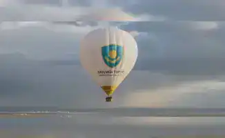 Съемки социального клипа на песню "Заң мен тәртіп" объединили 300 человек из разных служб