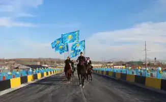 ТУРКЕСТАН: НОВЫЙ МОСТ СВЯЗАЛ ДВА СЕЛА, СОЗДАВ НИТЬ ДОРОЖНОЙ БЕЗОПАСНОСТИ В САЙРАМСКОМ РАЙОНЕ