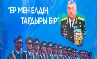 В Национальном военно-патриотическом центре прошло чествование Мухтара Алтынбаева по случаю его 80-летия