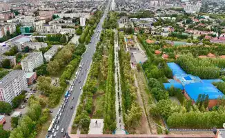 Алматы 2025: благоустроенные дворы и улицы