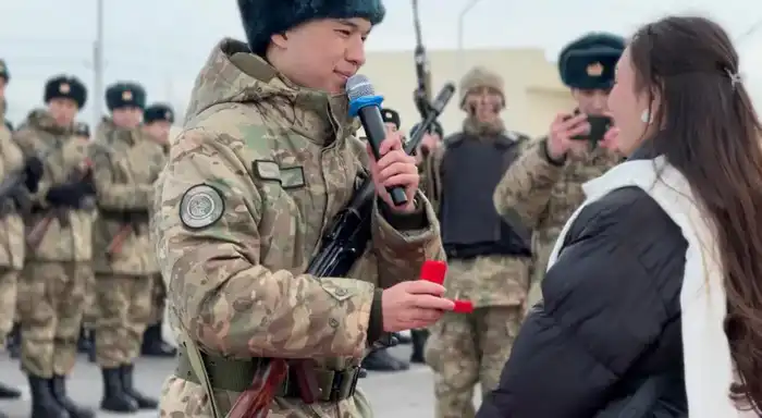 Военная присяга новобранцев в Туркестане: символ верности и романтики Павлодаре