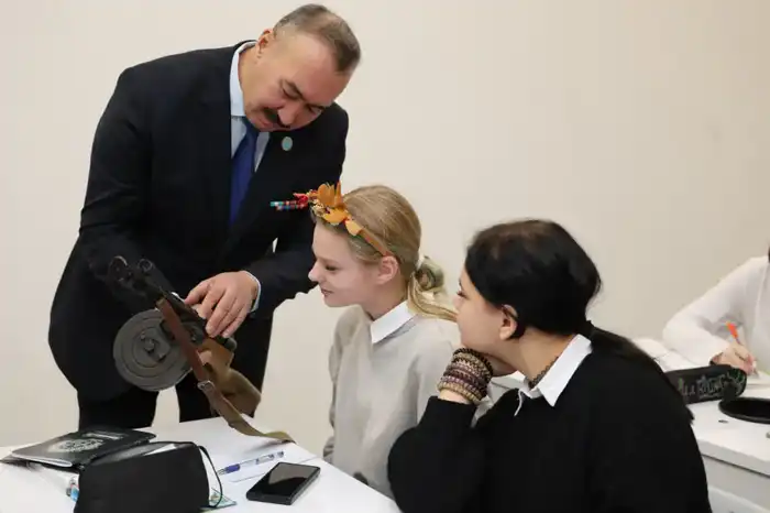 Школа и Нацгвардия: патриотизм с героическим акцентом! Павлодаре