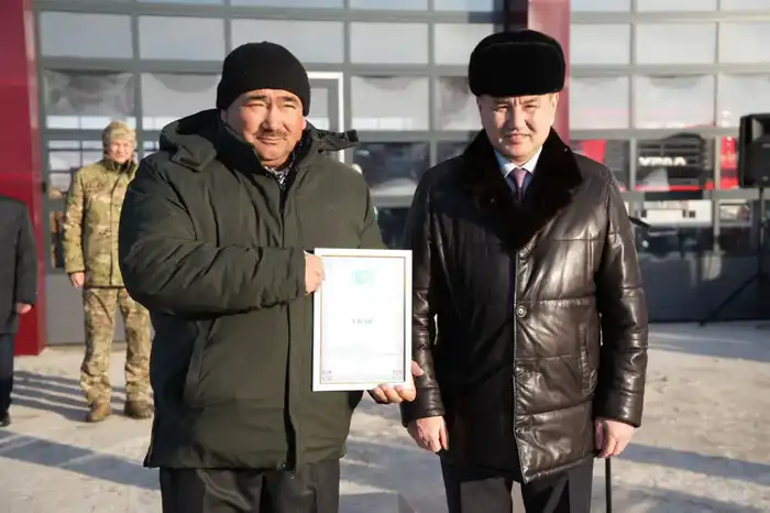 В районе Маркаколь ВКО открылось пожарное депо (10)