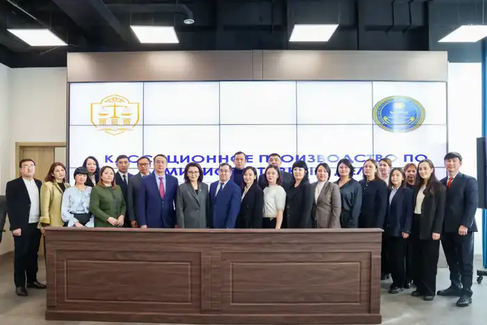 Магистранты Академии правосудия при Высшем Судебном Совете приняли участие в выездной лекции в Кассационном суде по административным делам (9)