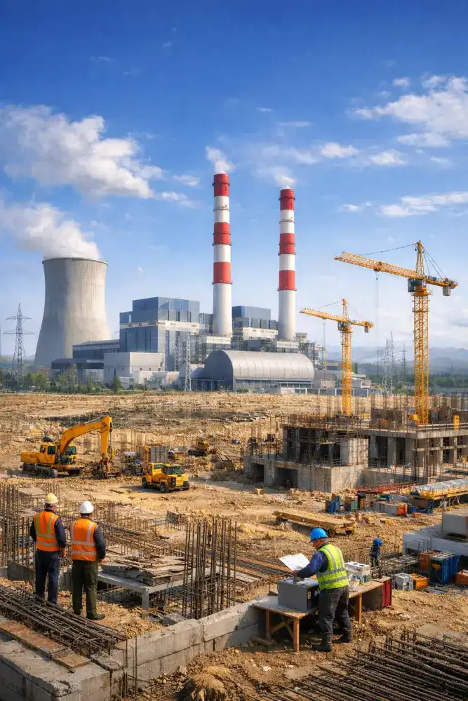 В Курчатове началось строительство электростанции мощностью 700 мегаватт Павлодаре