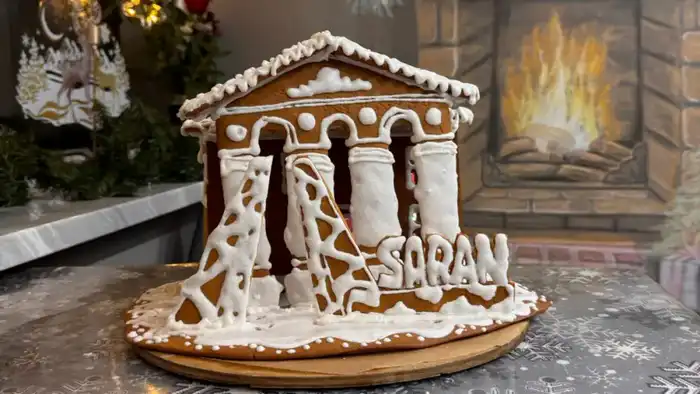 Пряничный домик из Сарани стал символом новогоднего объединения сообщества Павлодаре