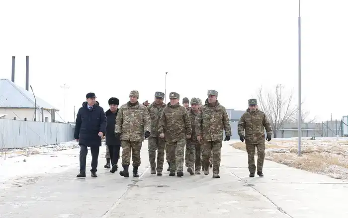 Министр обороны проверил состояние военных объектов в Кызылординской области Павлодаре