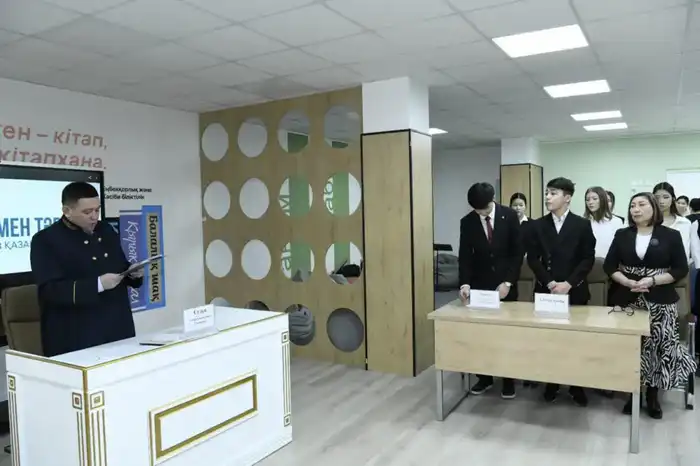 Имитация суда в гимназии №83 для школьников Павлодаре