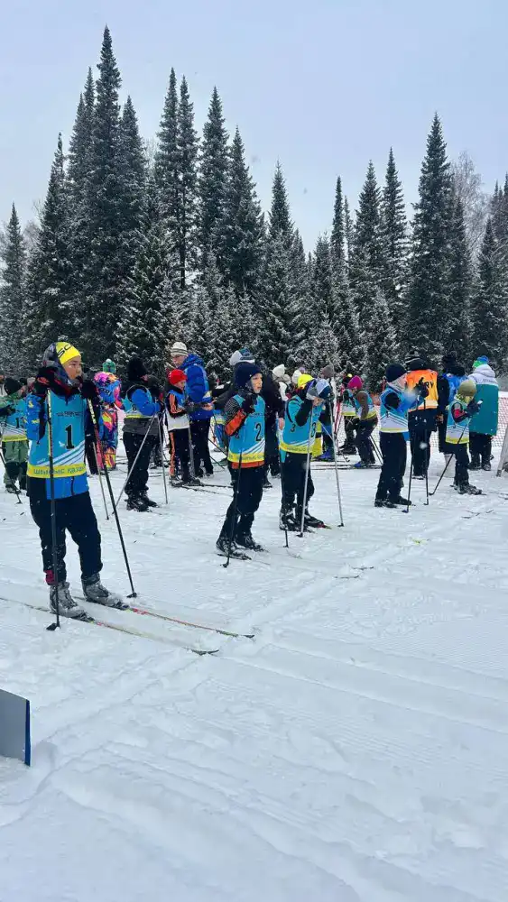 Рождественская лыжная гонка в Риддере Павлодаре