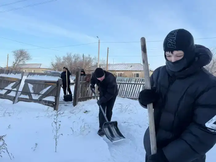 В Костанайской области акция «Снежный десант» способствует улучшению качества жизни пожилых людей Павлодаре
