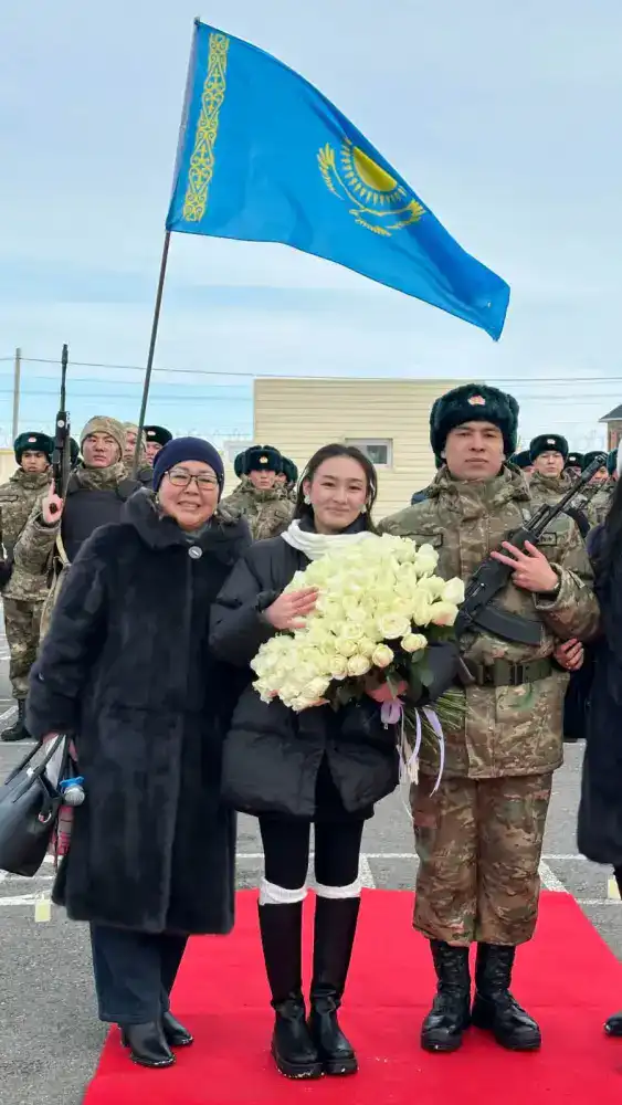 В ТУРКЕСТАНЕ НОВОБРАНЦЫ ПРИНЯЛИ ВОИНСКУЮ ПРИСЯГУ ПЕРЕД РОДИНОЙ (2)