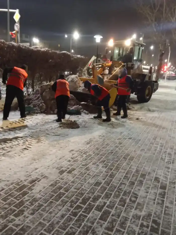 Более 1 100 единиц спецтехники задействовано в снегоуборочных работах в Астане (9)