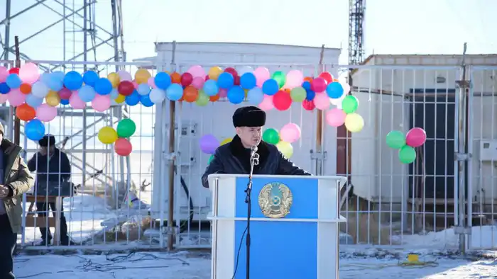 В Зайсанском районе завершено возведение антенно-мачтового сооружения (2)