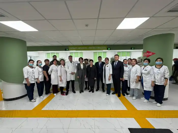 В Жамбылском районе укрепляется инфраструктура здравоохранения (2)